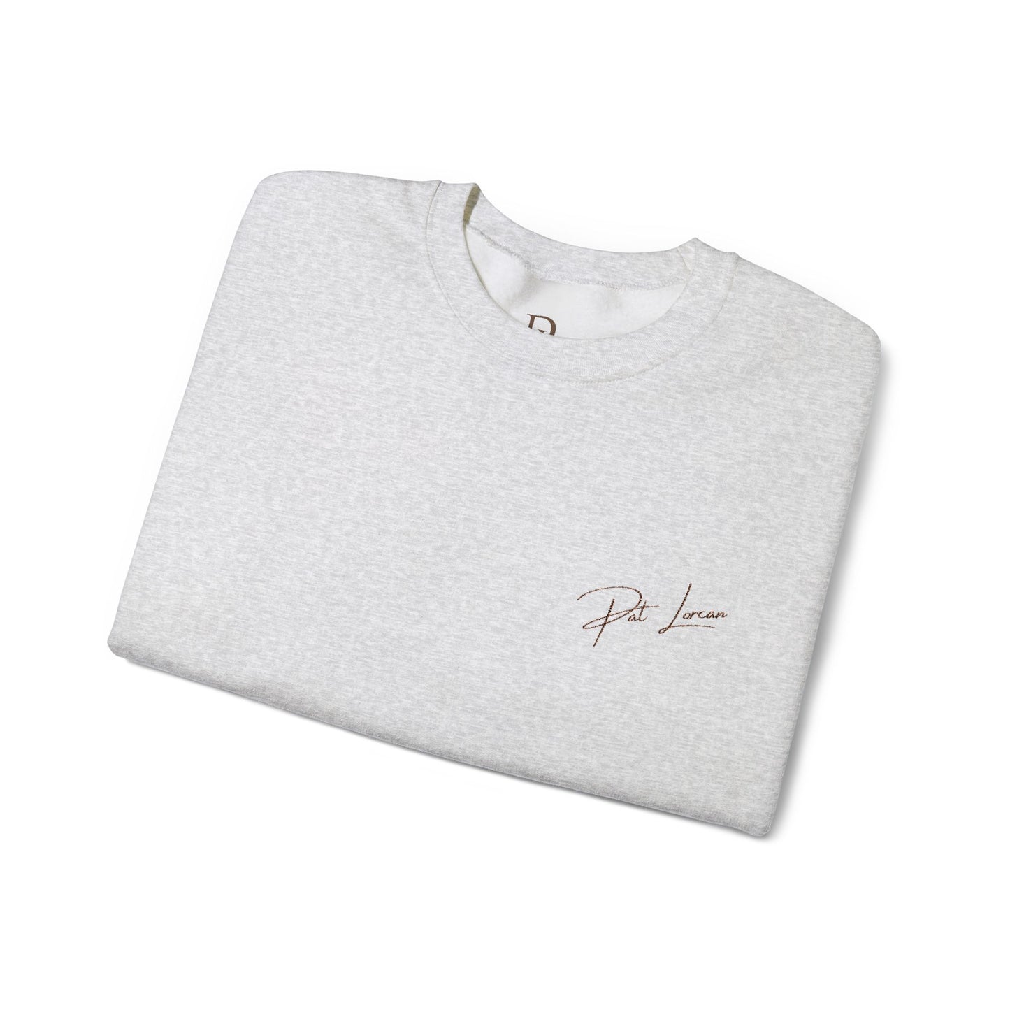 Pat Lorcan's Embroidered Luxury Crewneck Sweatshirt