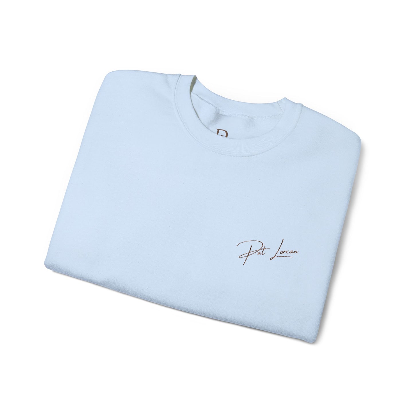 Pat Lorcan's Embroidered Luxury Crewneck Sweatshirt